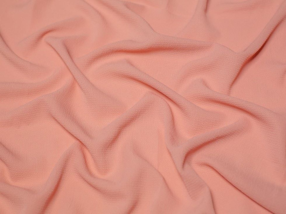 Minerva Core Range Pink Pebble Textured Stretch Woven Crepe Fabric for Dressmaking, 142.5cm / 56" Wide - per metre