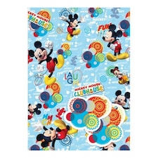 Mickey Mouse Clubhouse Gift Wrap - Multicoloured - One Size