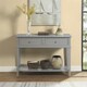image 4 of Franklin Console Table with 2 Drawers Grey Grey | Grey