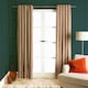 image 1 of OHS Boucle Soft Textured Panel Pair Blackout Eyelet Curtains, 46x54" Brown | Natural