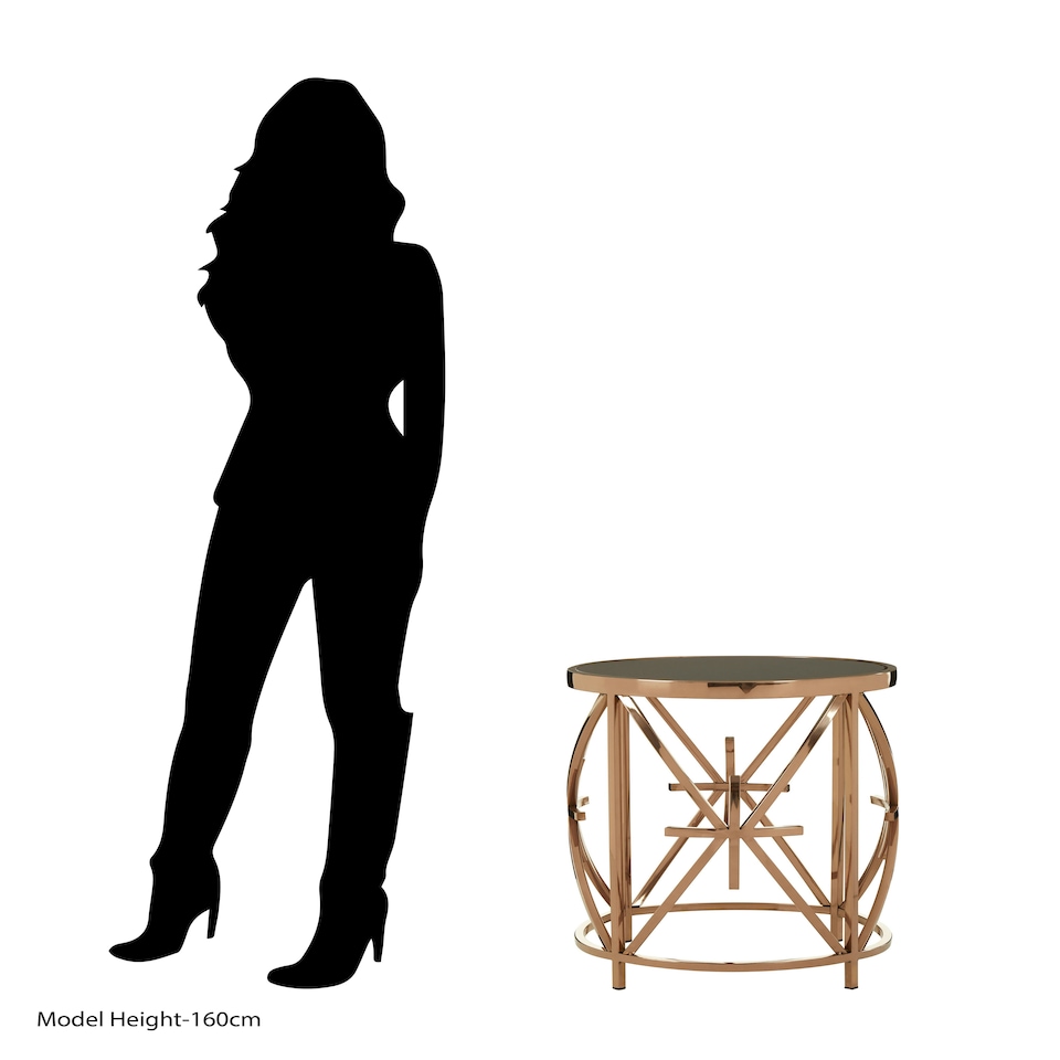 image 1 of Tula Round Star Base Side Table Multi