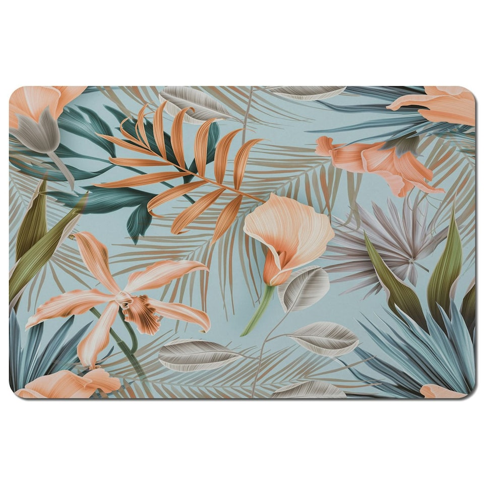 image 1 of Pink Tropical Flowers (Placemat)