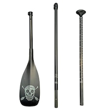 Riding not Hiding Full Carbon 3-Piece Paddle | Black | Carbon | Standard