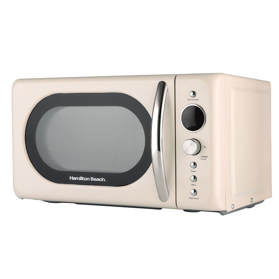 image 1 of Hamilton Beach 20L Retro Cream Microwave