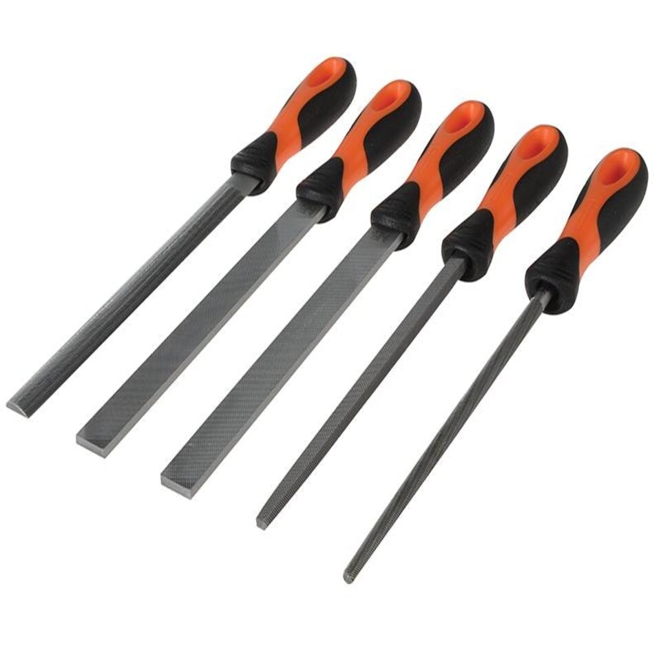 Bahco File Set 5 Piece 1-478-08-1-2 200Mm (8In)