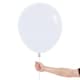 image 2 of Fashion Solid White Sempertex Biodegradable Latex Balloons 45cm / 18 in - Pack of 25