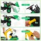 image 6 of COSTWAY 3 in 1 Kids Ride On Excavator Pedal car Bulldozer Green