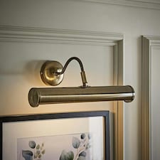 ValueLights Gold Indoor Wall Picture Light and E14 Pygmy LED 3W Warm White 3000K Bulb Gold