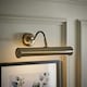 image 1 of ValueLights Gold Indoor Wall Picture Light and E14 Pygmy LED 3W Warm White 3000K Bulb Gold