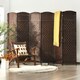 image 3 of COSTWAY 6 Panel Room Divider Privacy Screen Wall Folding Partition Hand woven Rattan