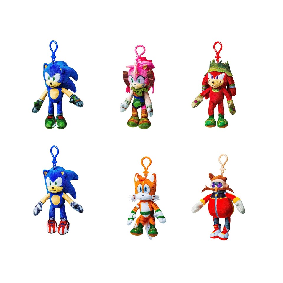 RANDOM P.M.I. - Sonic Prime - Clip On Plush Character Assortment (15cm) - Series 1 /Merch - P.M.I. - 127340