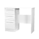 image 4 of Carlton 3 Drawer Vanity in Porcelain Matt (Ready Assembled) | White | Porcelain Matt