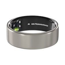 Ultrahuman Ring Air - Raw Titanium, Size 7