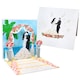 image 1 of Bride and Groom Under Floral Archway 3D Pop Up Wedding Card