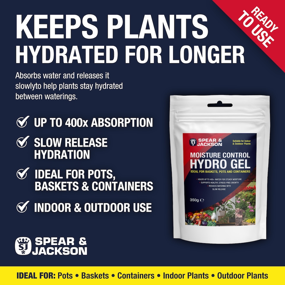 image 1 of Spear & Jackson Moisture Control Hydro Gel 2 x 350g