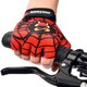 image 2 of Meteor Kids Bike Gloves – Breathable, Non-Slip, Padded for Comfort & Safety Red | Spider | JR XS