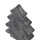 image 2 of Hill Interiors Amalfi Christmas Tree Decoration - Grey - 17cm x 5cm x 12cm