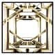 image 2 of Art deco golden black frame (Picture Frame) Grey | S