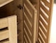 image 6 of Oslo 3 Door Wooden Shoe Storage Cabinet Rack Stand Cupboard Slatted Doors | Brown