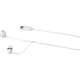 image 2 of Dofida Recycled ABS Plastic Wired Earphones - White - One Size