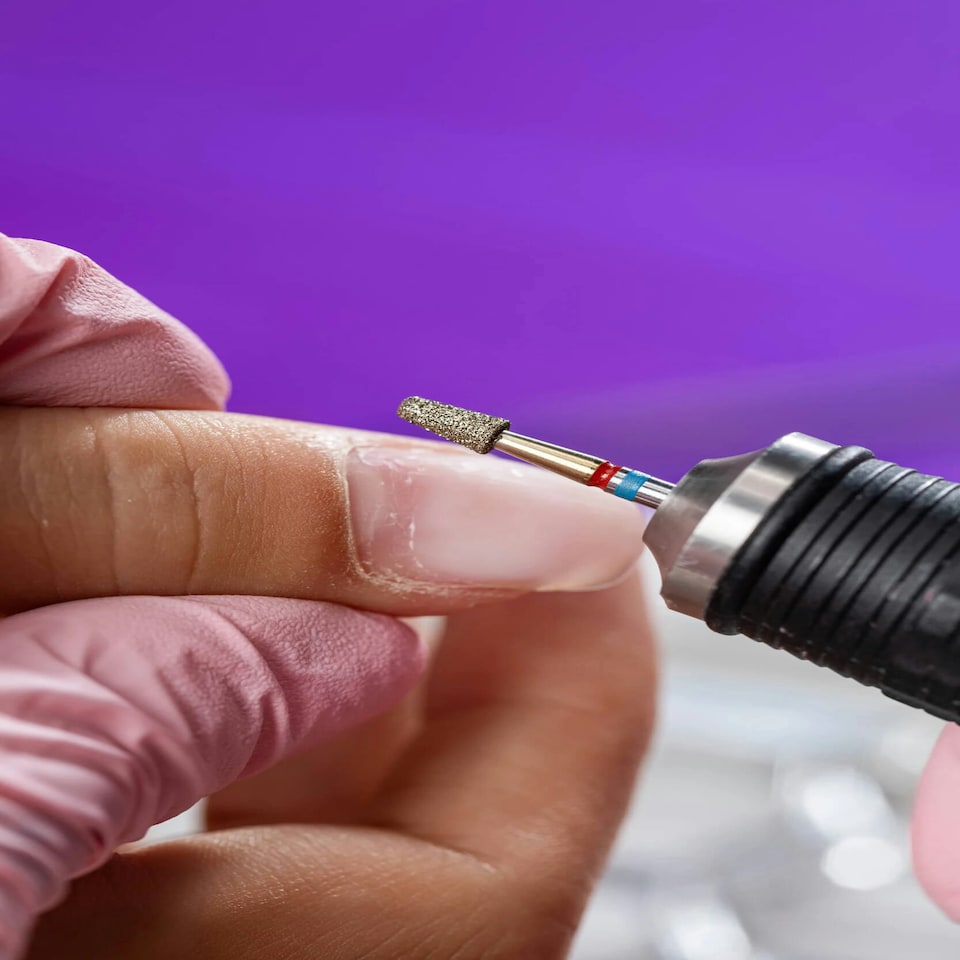 image 1 of IQ Nails Diamond Nail Drill Bit DuoFrez Truncated Cone Fine/Standard 3.1mm ZRN Coating Manicure Pedicure 171.FM.031Z