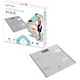 image 7 of Gymcline Body Analysis Scale w/ BMI & Calorie Intake Guide, Silver or Space Grey | Silver