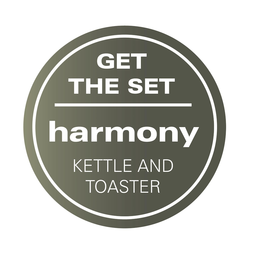 image 1 of Hamilton Beach Harmony Kettle & Toaster Set - Cappuccino