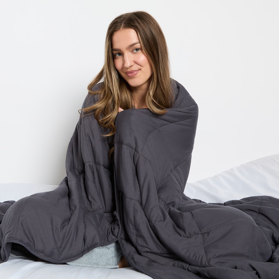 image 1 of OHS Sensory Sleep Therapy 10kg Weighted Blanket 150 x 200cm
