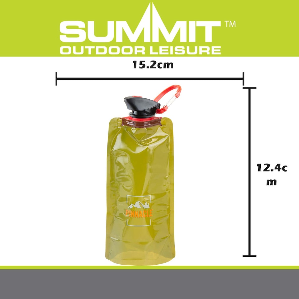 image 1 of PMS Collapsible Water Carrier with Flip-Top Lid, Thick Plastic, Green