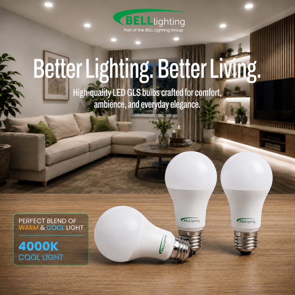 image 1 of BELL Lighting E27 LED GLS 8.1W Energy Saving Bulbs Natural White 4000K