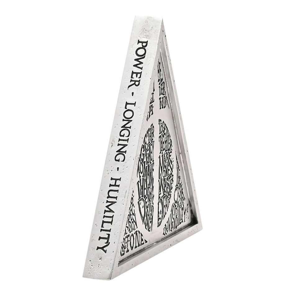 image 1 of Warner Bros Harry Potter Dark Arts Triangle - Deathly Hallows | Silver