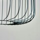 image 1 of ValueLights Ridgway Black Metal Wire Ceiling Light Shade with LED Bulb
