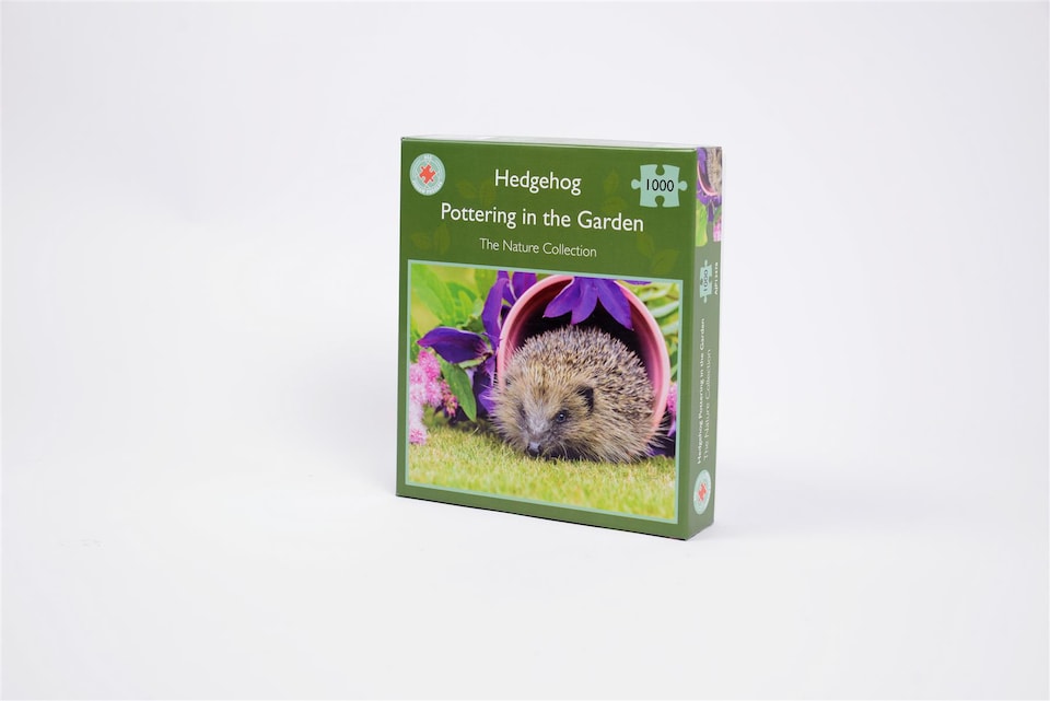 image 1 of Hedgehog Pottering In The Garden 1000 Piece Jigsaw