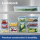 image 5 of LocknLock Round Food Containers with Lids, 5 x 700ml