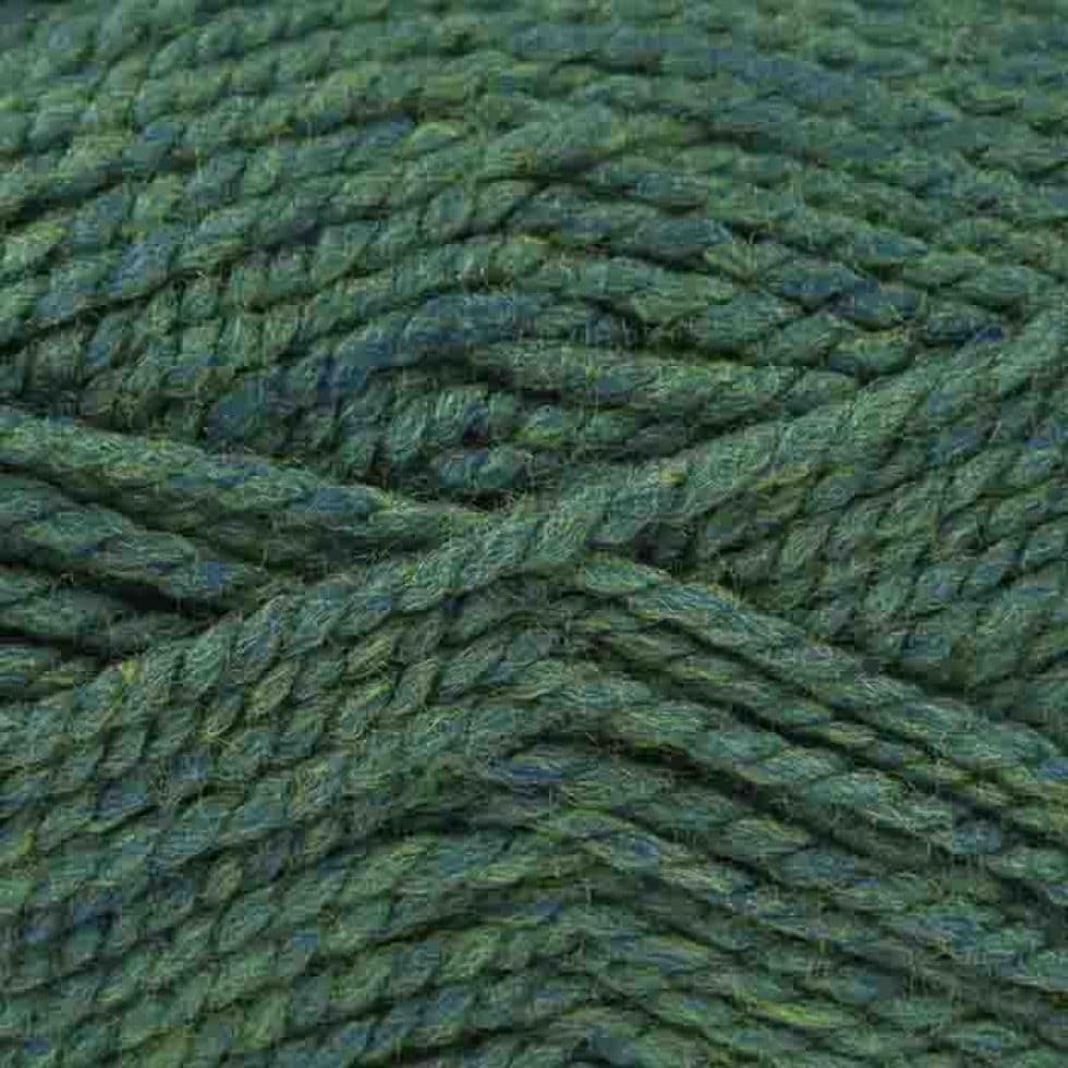 King Cole Green Big Value Chunky Yarn (Value Pack 12 x 100g Balls) For Crochet, Knitting - 152m per ball