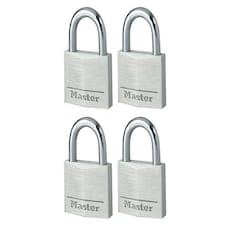 Master Lock Aluminium 40Mm Padlock 4-Pin - Keyed Alike X 4