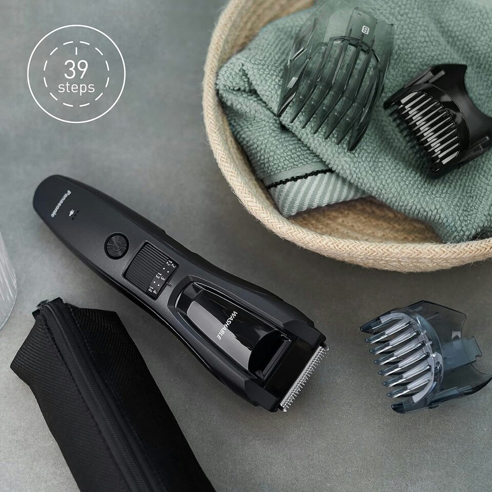 image 1 of Panasonic ER-GB62 Wet & Dry Electric Hair, Beard & Body Trimmer for Men