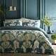 image 1 of Portfolio Home Savannah Safari Elephants Soft Easy Care Bed Linen Bedding Duvet Cover Quilt Set With Pillow Case Blue | Double