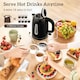 image 3 of HOMCOM Kettle and Toaster Set, 1.7L 3000W Rapid Boil Jug Kettle with Strix Thermostat, Limescale Filter, 4 Slice Toaster with 7 Browning Controls, Crumb Tray, Black | Black