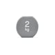 image 10 of Reebok 2kg Dumbbell Pair, Vinyl-Coated Cast Iron, Anti-Roll, Grey | Multi | Grey | 4.2KILOGRAMS