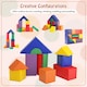 image 4 of COSTWAY 11Pcs Climb and Crawl Foam Block Play Set Foam Climbing Toy Set-Colorful