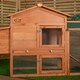 image 4 of 88cm x 1.79m Samuel Alexander Large Wooden Outdoor Hutch for Small Animals with Run