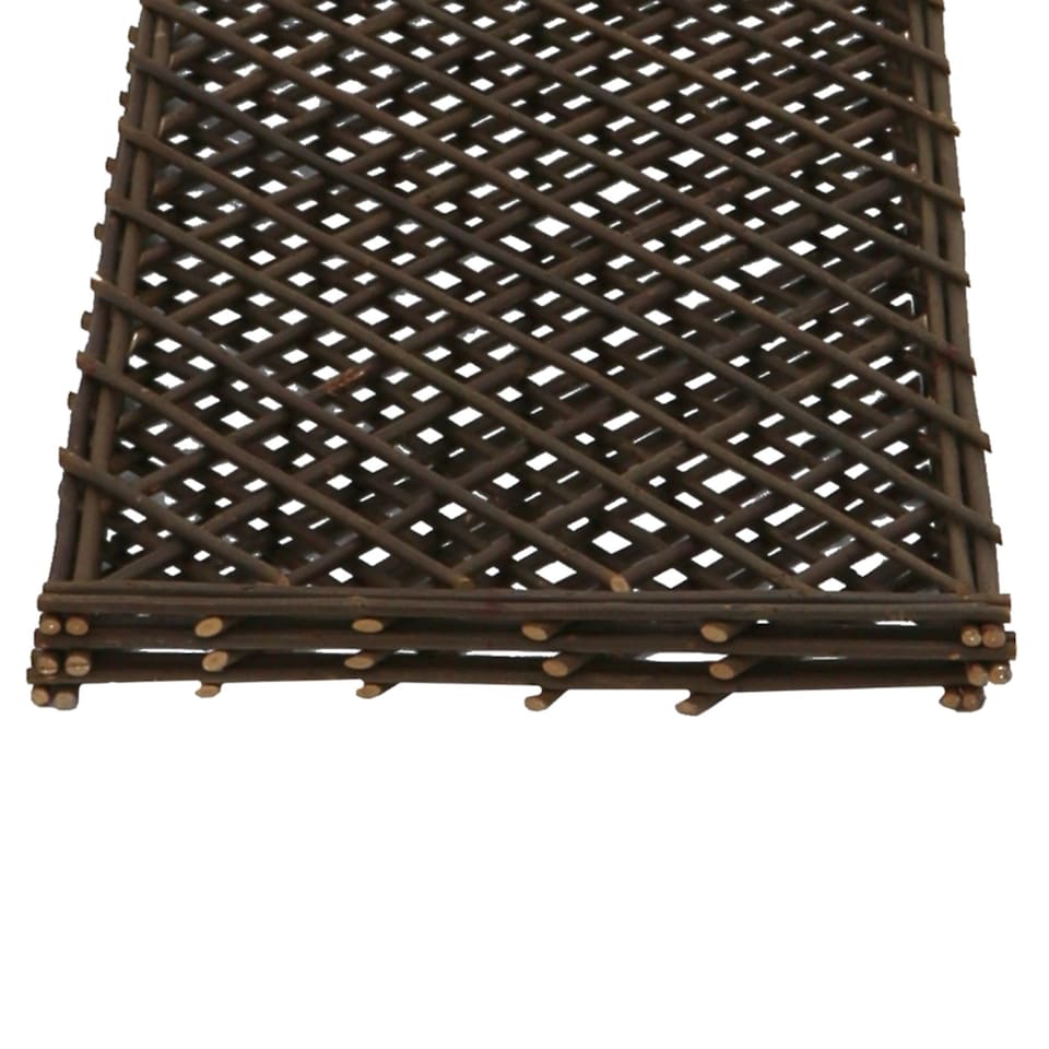 image 1 of Set of 2 Willow Trellis Fencing Panel Screen Climbing Trellises