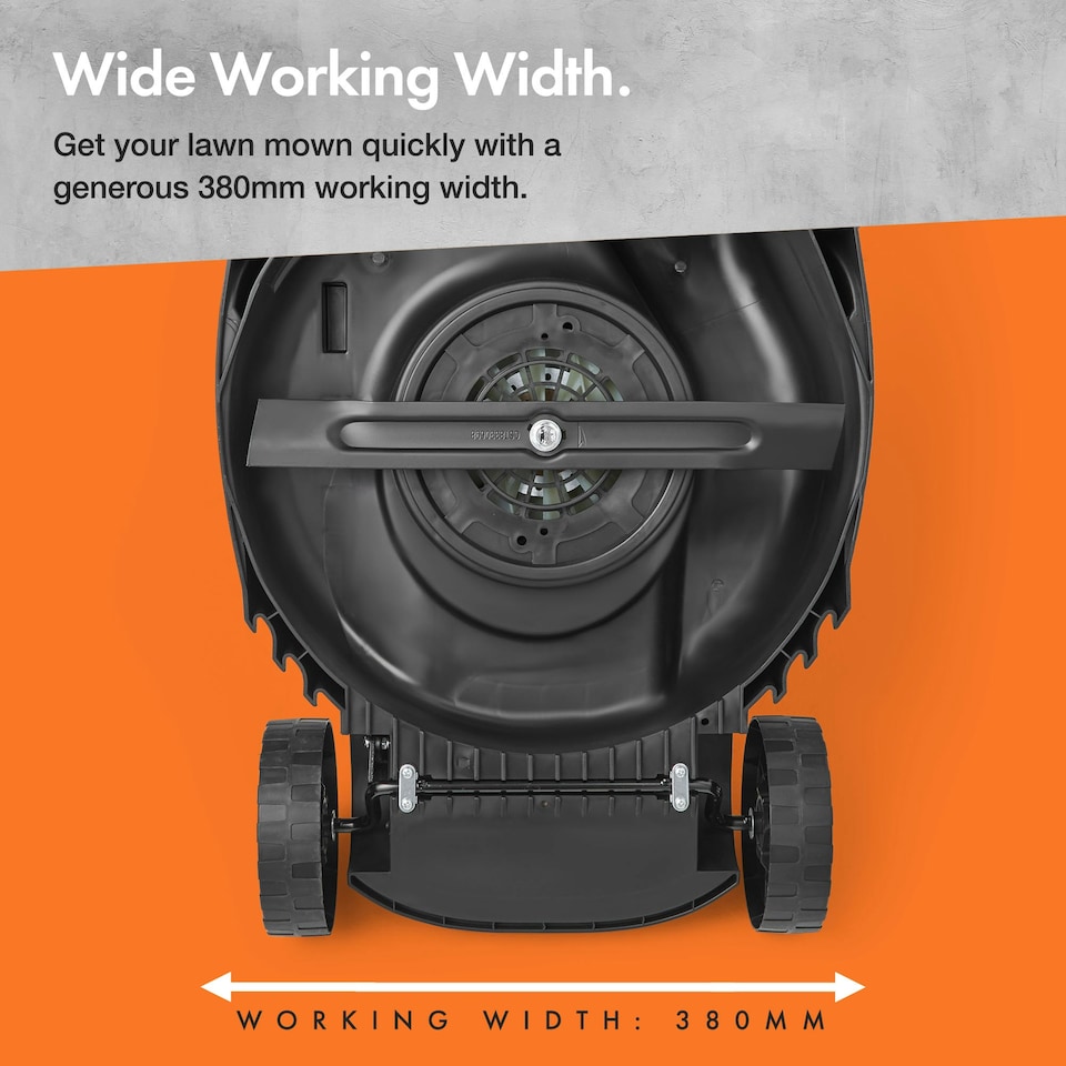 image 1 of VonHaus Lawnmower 1600W with 42L Collection Bag