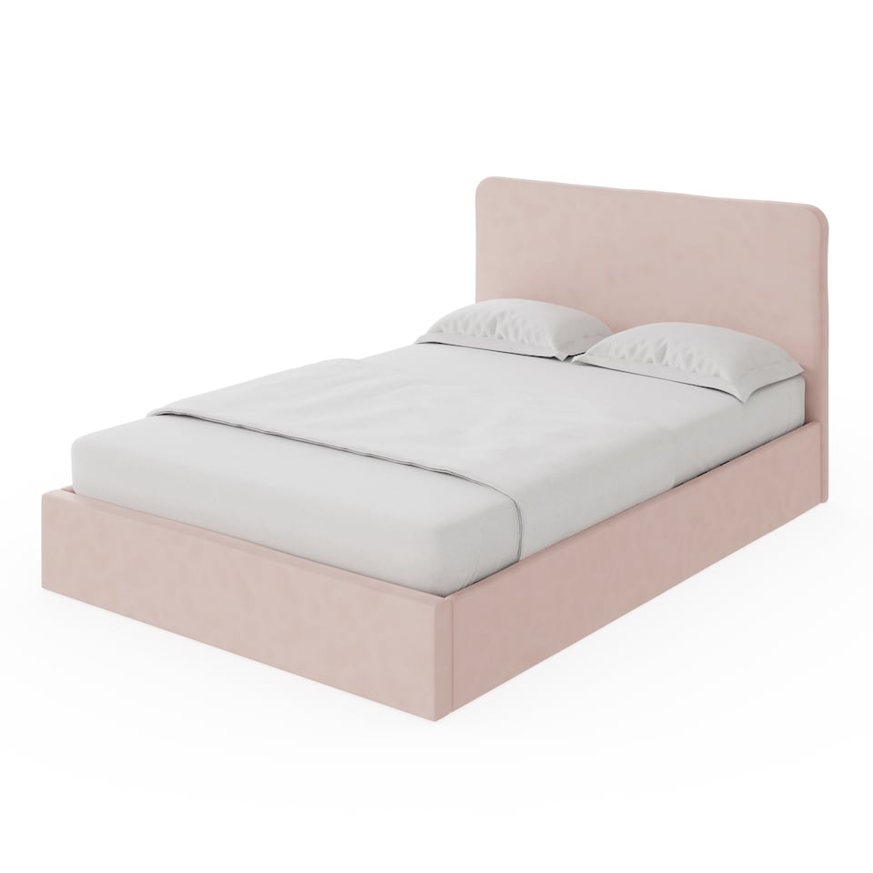 image 1 of Chiswick Ottoman Bed Small Double Soft Pink | Pink | Soft Pink