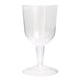 image 1 of Premier Stylz Clear Plastic Wine Glasses 162ml - Pack of 8