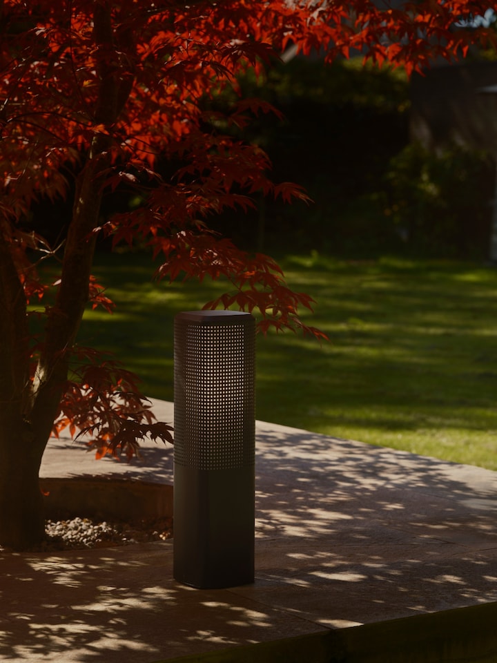 image 1 of Nordlux Sidara Outdoor Garden Post Black Aluminium E27 Coastal/Marine Safe - Mains Powered, IP44