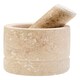 image 1 of Marmore Cream Marble Mortar And Pestle