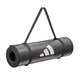 image 1 of Adidas 10mm NBR Training Mat — Cushioned, Non-slip Yoga & Exercise Mat with Carry Strap. | Black | Black | 183cm (L) x 61cm (W) x 1cm (H)