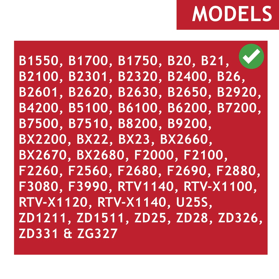 image 1 of SPARES2GO Oil Filter for Kubota B1550 B1700 B1750 B2100 B2301 B2320 B2601 B2620 B2630 Engine